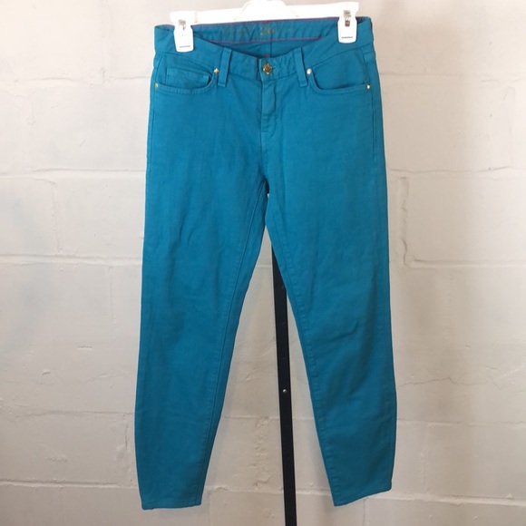 kate spade Denim - Kate Spade Broome Street Play Hooky Jeans Size 26 Turquoise Skinny #c37